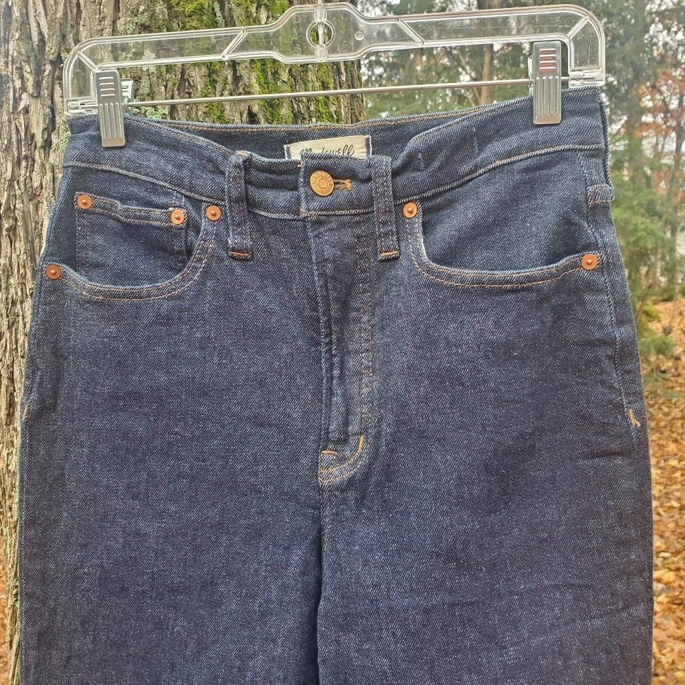 MADEWELL "The Perfect Vintage Flare" Jean Dark Wash Denim Women's Size 27 - Picture 16 of 16